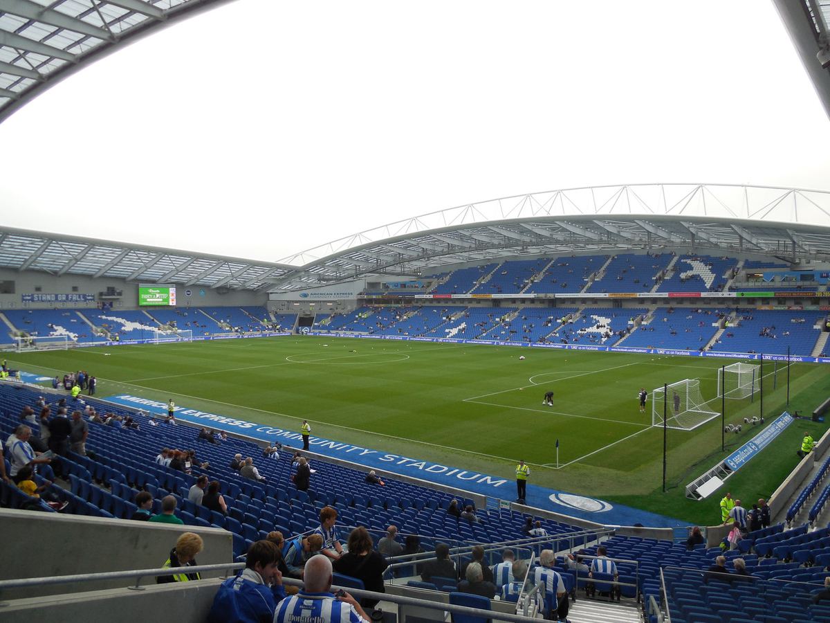 Amex Stadiumのスタンド
