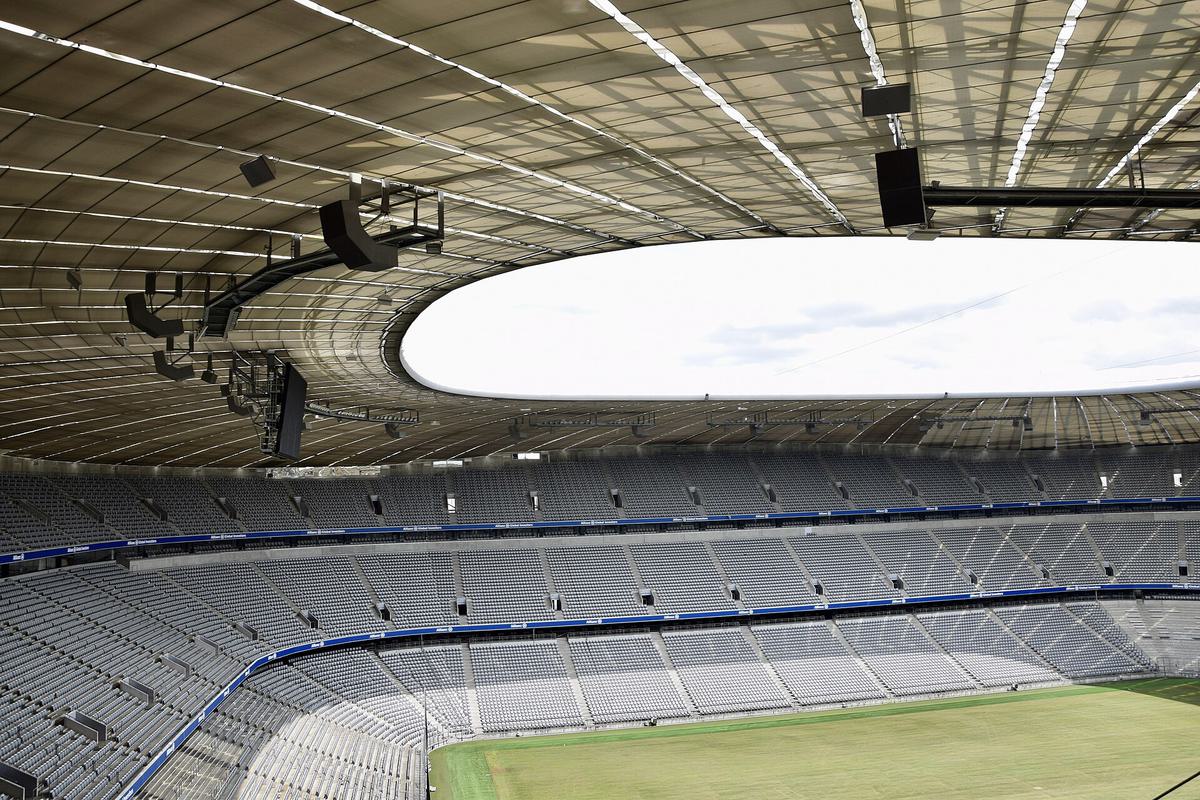 Allianz Arenaのスタンド