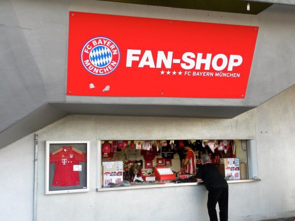 Allianz Arenaのファンショップ