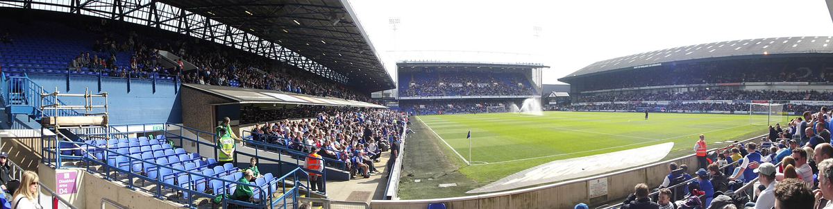 スタンドから見たPortman Road