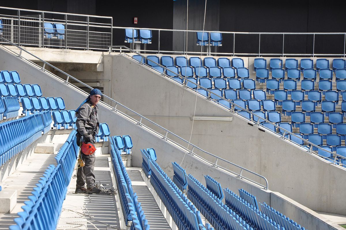 Stade Océaneのスタンド