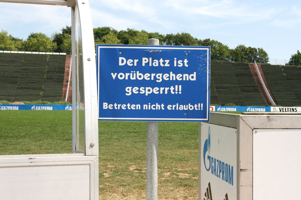 Veltins-Arenaの隣のParkstadion（パルクシュターディオン）
